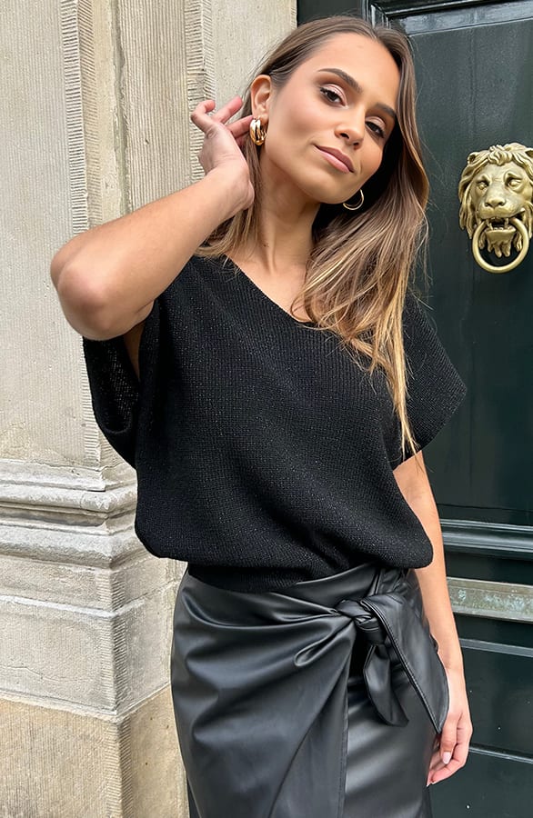 Lurex Top Beaudien Zwart – shoparchief — foto 4