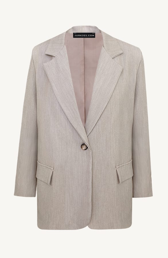 Oversized Blazer Nynke Taupe – shoparchief