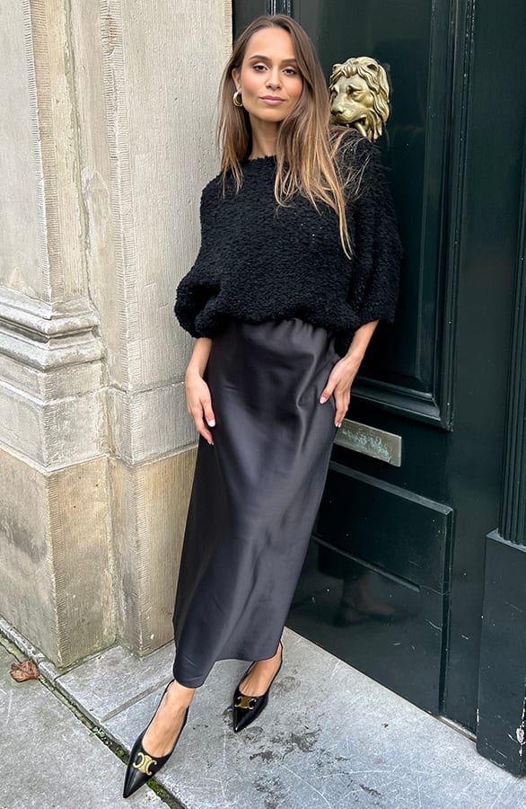 Oversized Trui Boucle Marjolein Zwart – shoparchief — foto 9