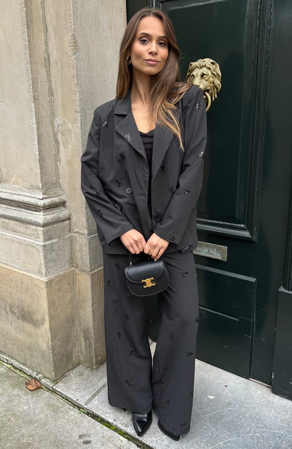Pailletten Blazer Striped Elara – shoparchief — foto 9