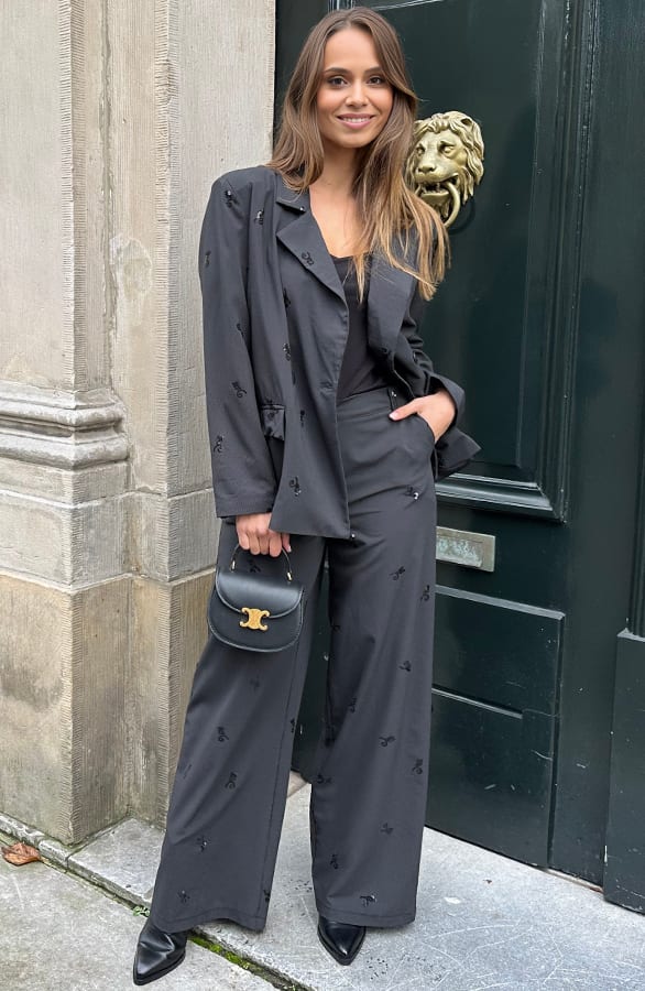 Pailletten Blazer Striped Elara – shoparchief — foto 8