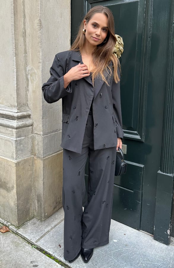 Pailletten Blazer Striped Elara – shoparchief — foto 6