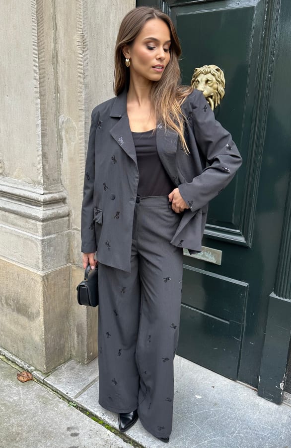 Pailletten Blazer Striped Elara – shoparchief — foto 7