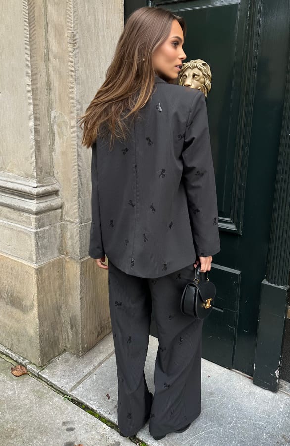 Pailletten Pantalon Striped Elara – sale — foto 7