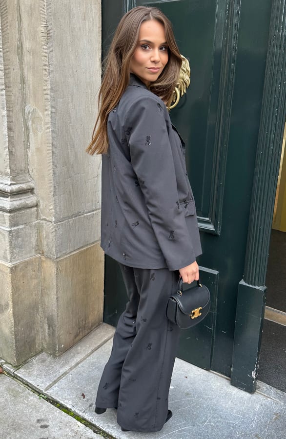Pailletten Pantalon Striped Elara – sale — foto 6