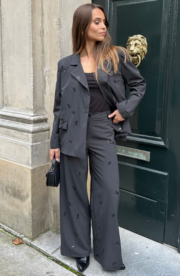 Pailletten Pantalon Striped Elara – sale — foto 3