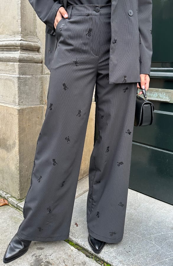 Pailletten Pantalon Striped Elara – sale