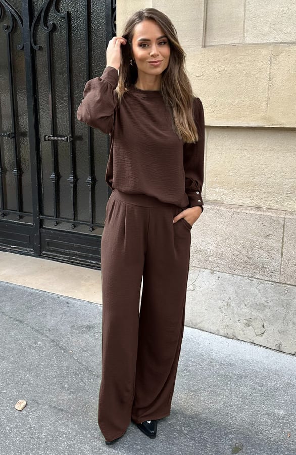 Pantalon Lilly Choco Petite – shoparchief — foto 4