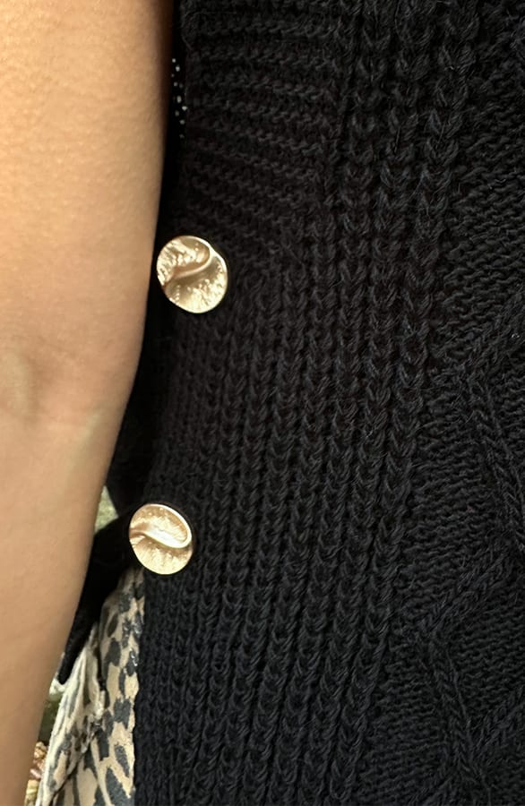 Pullover Met Kabelpatroon Mara Zwart – shoparchief — foto 5