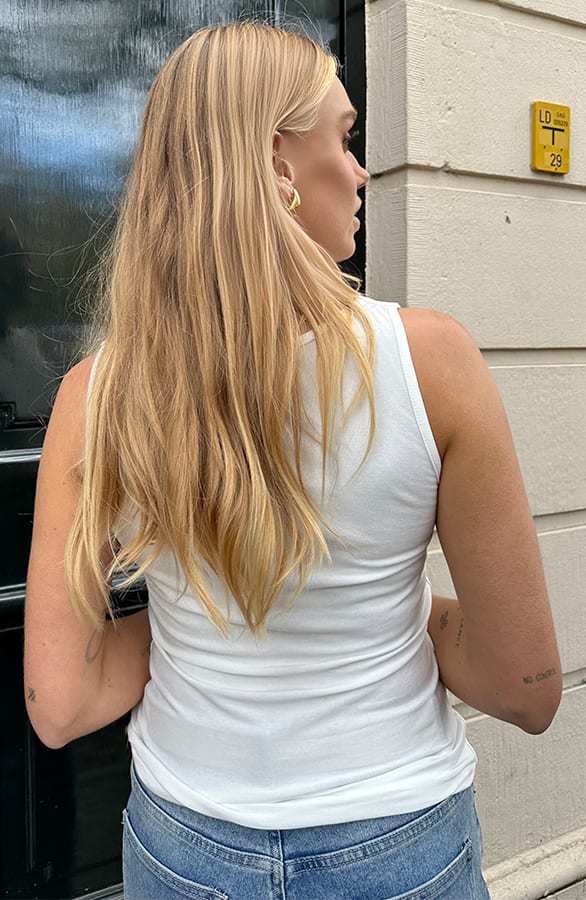 Round Neck Top Yulia Ecru – shoparchief — foto 5