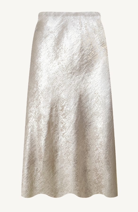 Satijnen Rok Alisa Gold – shoparchief