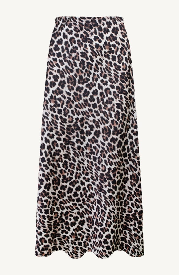 Satijnen Rok Alisa Leopard – shoparchief