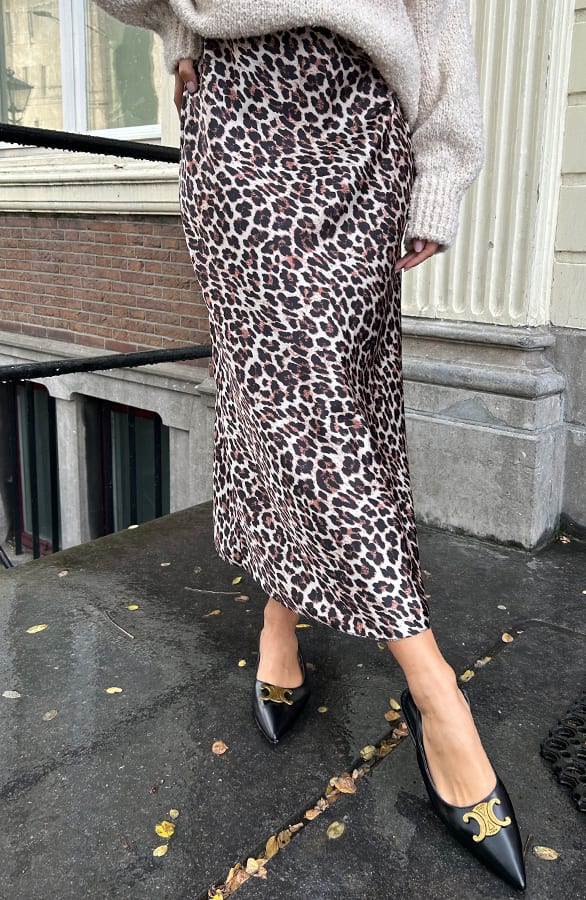 Satijnen Rok Alisa Leopard – shoparchief — foto 4