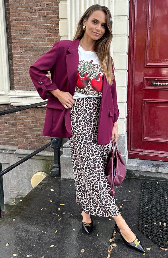 Satijnen Rok Alisa Leopard – shoparchief — foto 5