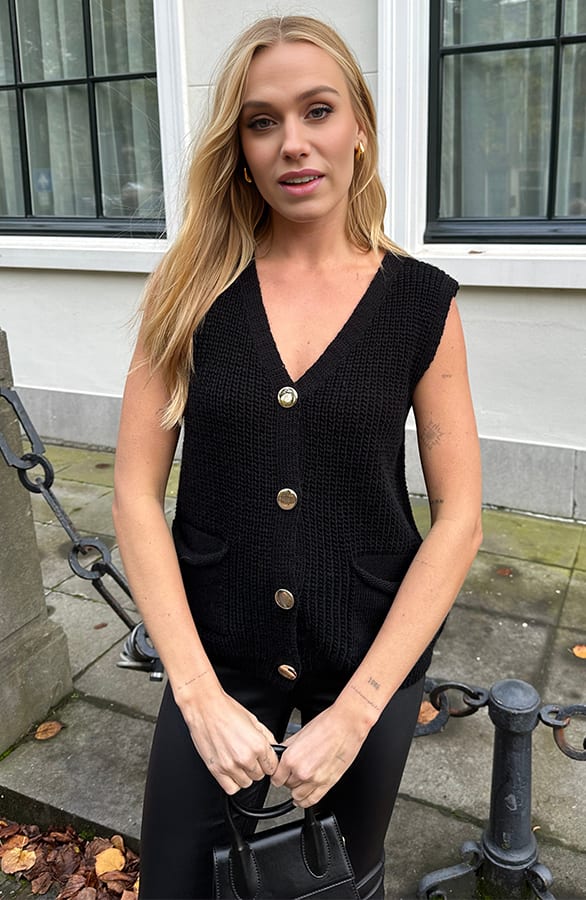 Sleeveless Cardigan Leanne Zwart – shoparchief — foto 3