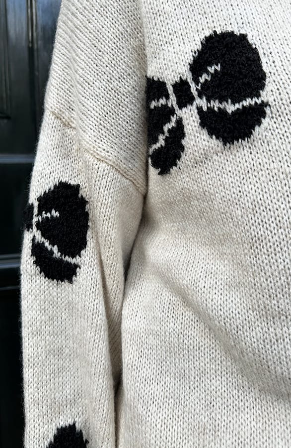 Strikjes Trui Ronde Hals Krystel Beige – shoparchief — foto 3
