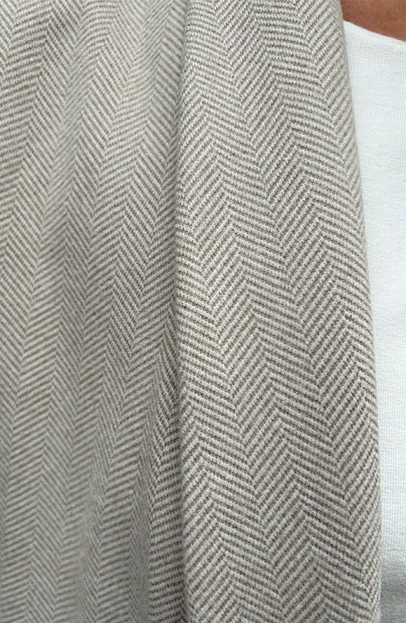 Woven Blazer Valery Light Beige – shoparchief — foto 7