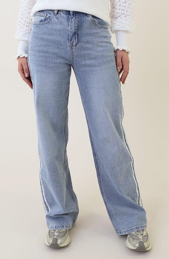 Denim Bies Wide Leg Jeans Pien Blue – shoparchief — foto 2