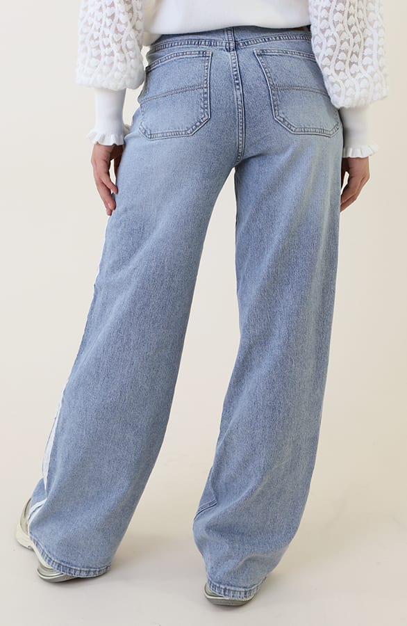 Denim Bies Wide Leg Jeans Pien Blue – shoparchief — foto 3