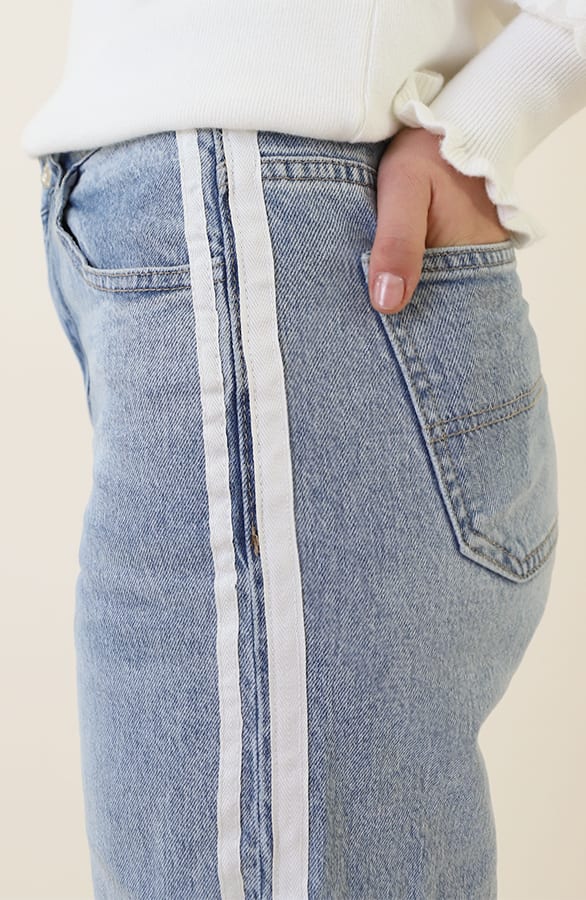 Denim Bies Wide Leg Jeans Pien Blue – shoparchief — foto 7