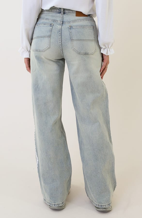 Denim Bies Wide Leg Jeans Pien Light Blue – shoparchief — foto 3