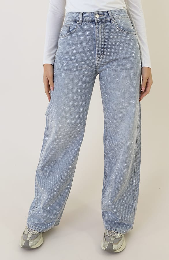 Diamonds Denim Wide Leg Jess – shoparchief
