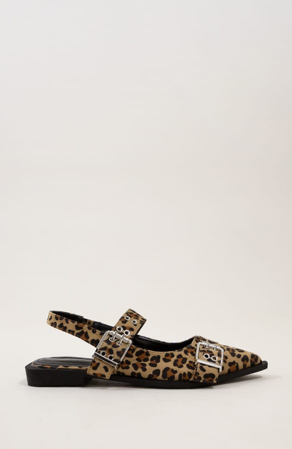 Gesp Slingback Livia Leopard – shoparchief