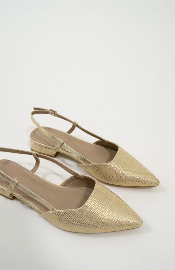 Luxe Slingback Mimi Goud – shoparchief — foto 2