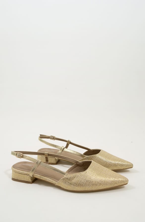 Luxe Slingback Mimi Goud – shoparchief — foto 3