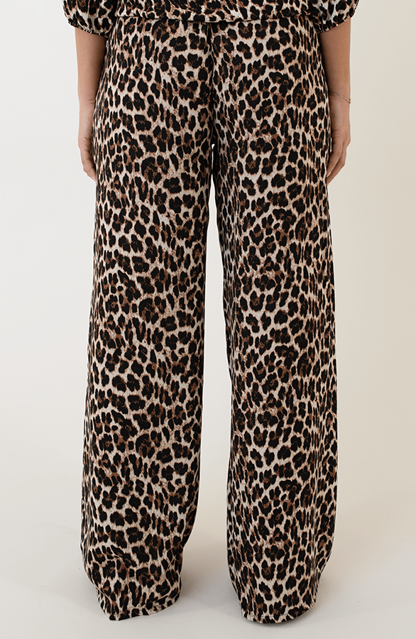Pantalon Lilly Leopard Zwart Petite – shoparchief — foto 4