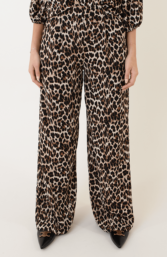 Pantalon Lilly Leopard Zwart Petite – shoparchief — foto 2