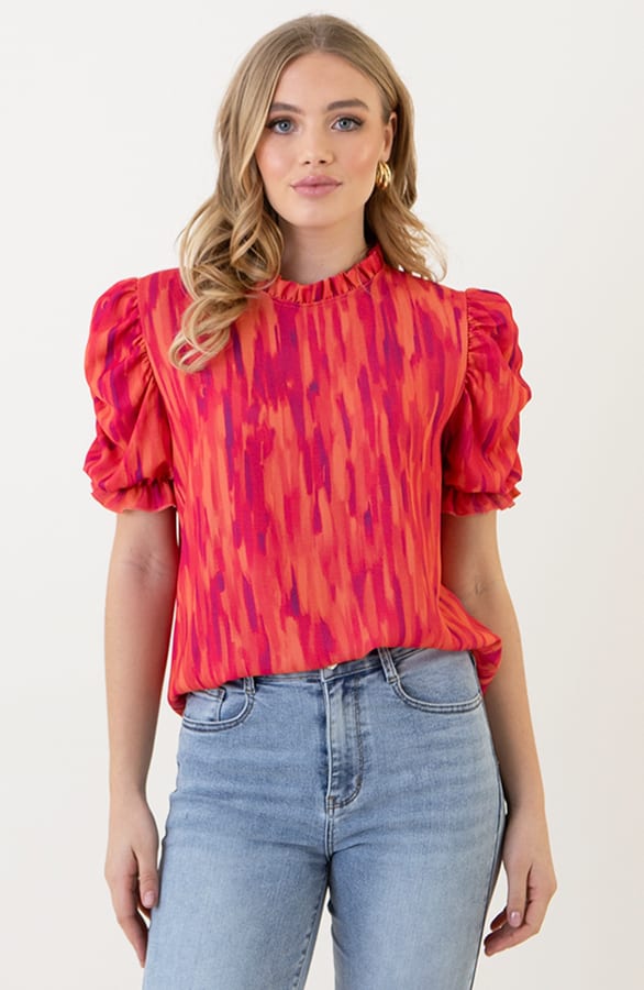 Ruches Col Top Myla Multicolor – shoparchief — foto 2