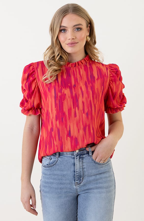 Ruches Col Top Myla Multicolor – shoparchief — foto 4