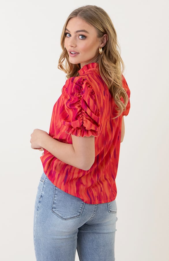 Ruches Col Top Myla Multicolor – shoparchief — foto 3