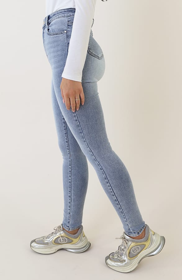 Stretch Skinny Jeans Dez Blue — foto 5