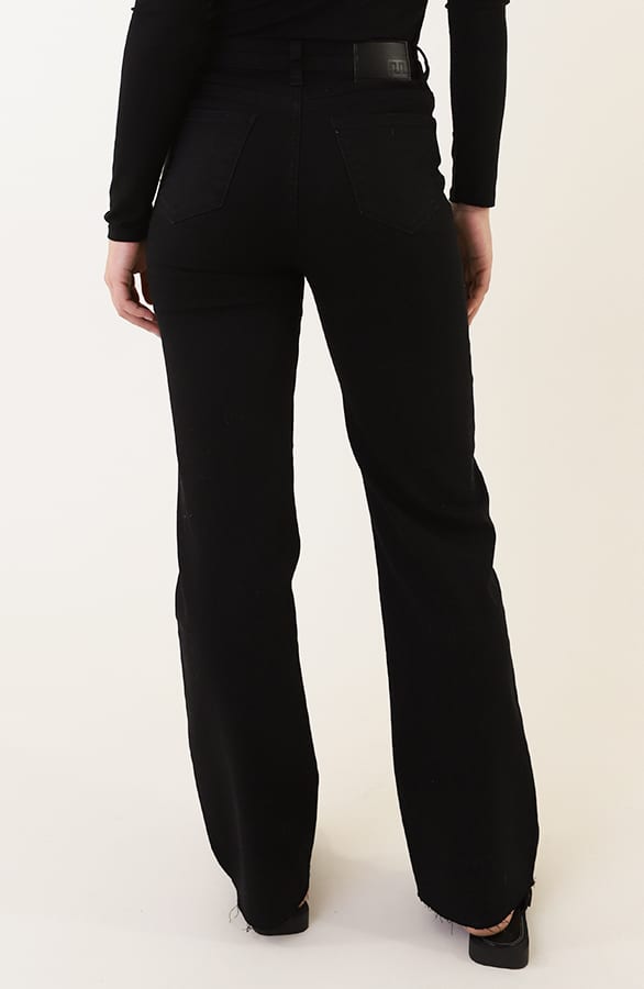 Wide Leg Jeans Dez Black — foto 3