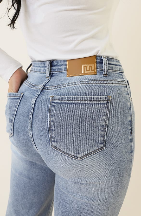 Wide Leg Jeans Dez Blue — foto 6