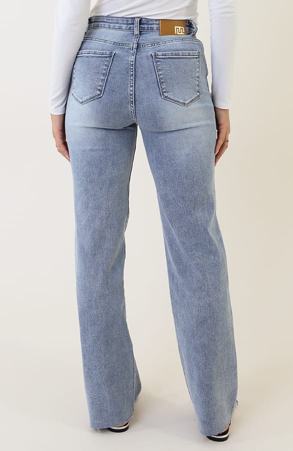 Wide Leg Jeans Dez Blue — foto 5