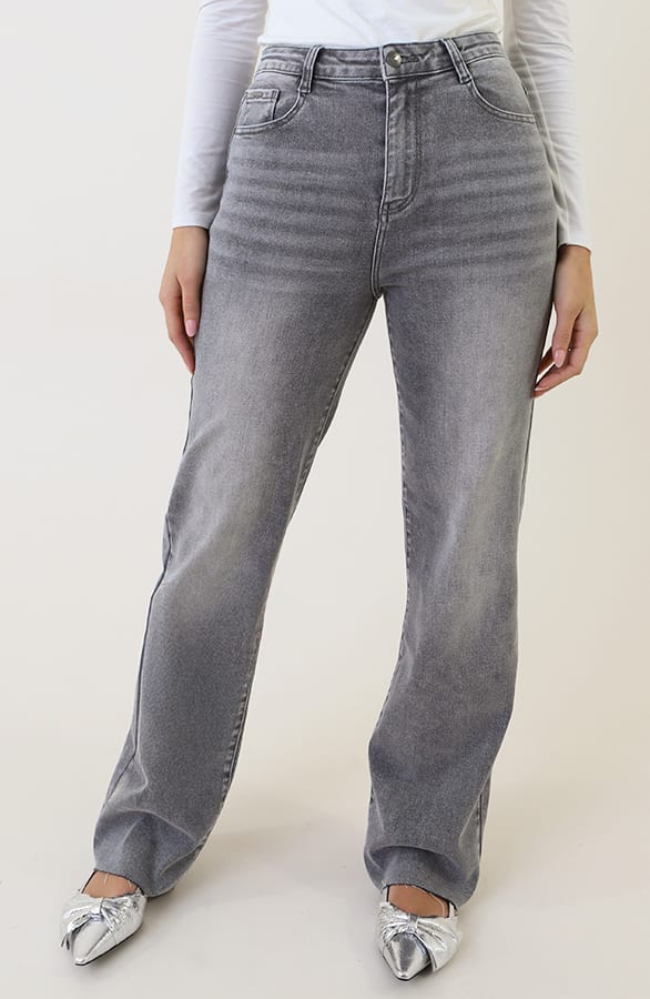 Wide Leg Jeans Dez Grey — foto 8