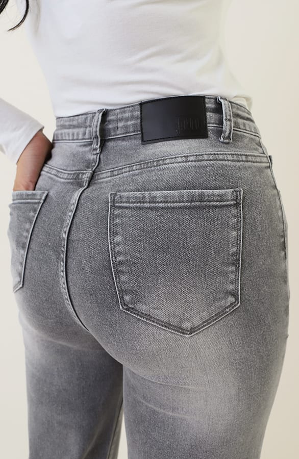 Wide Leg Jeans Dez Grey — foto 10
