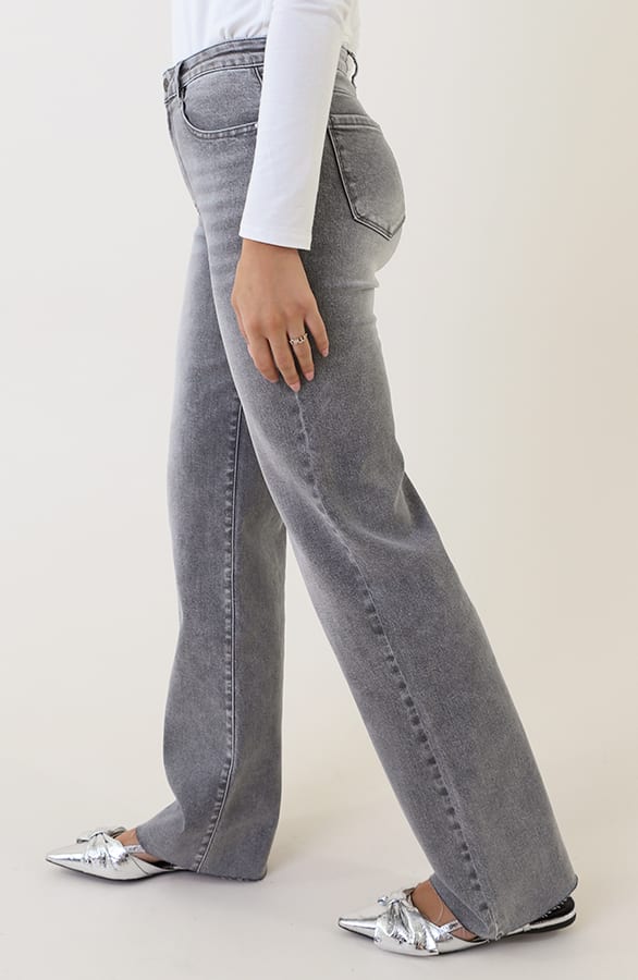 Wide Leg Jeans Dez Grey — foto 9