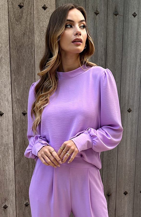 Blouse Long Sleeve Lilly Lila – kleding — foto 3