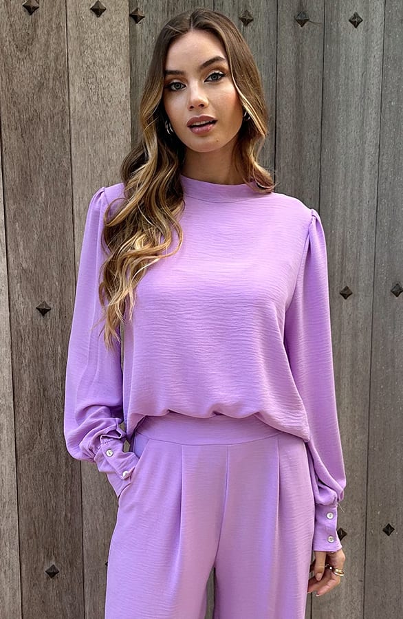Blouse Long Sleeve Lilly Lila – kleding — foto 5