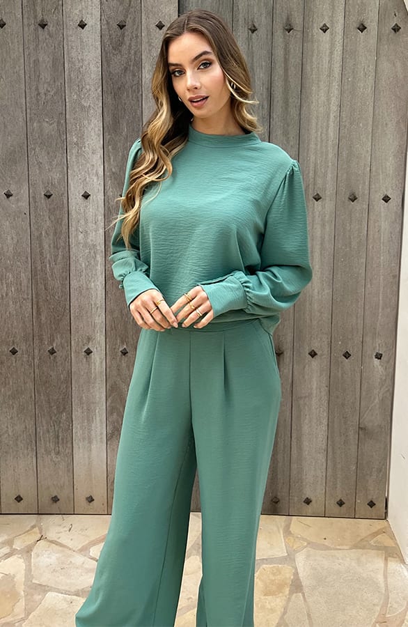 Blouse Long Sleeve Lilly Mint – shoparchief — foto 7