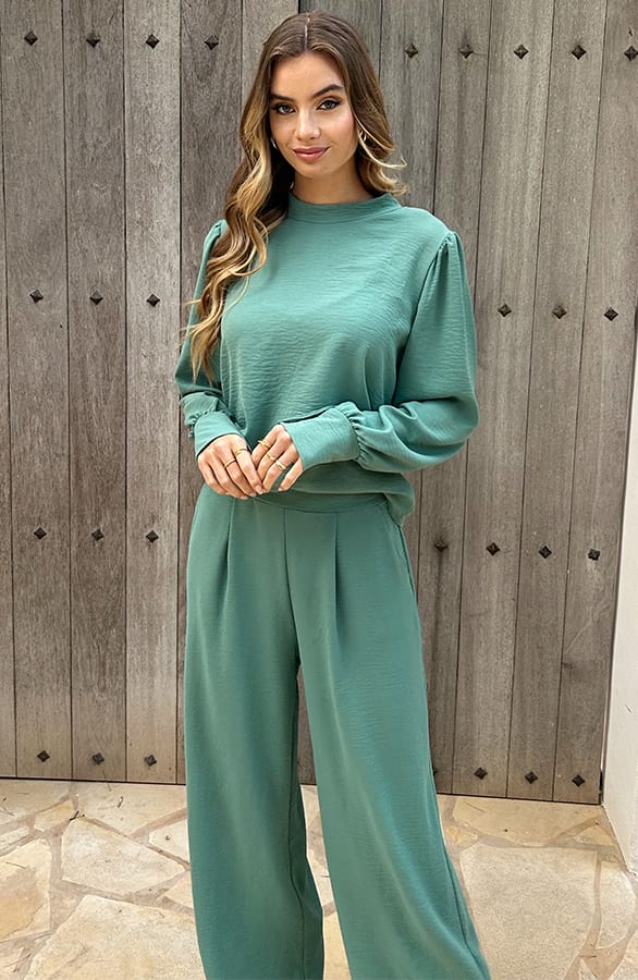 Blouse Long Sleeve Lilly Mint – shoparchief — foto 9