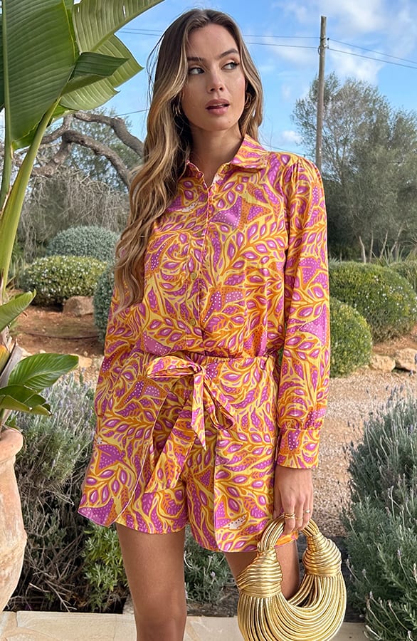 Blouse Met Details Djedi Blossom – shoparchief — foto 5