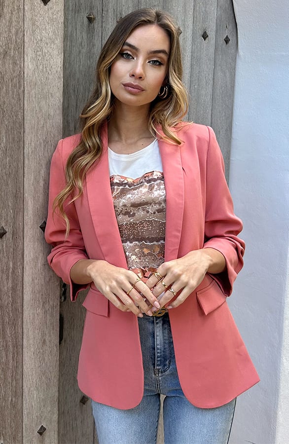 Dames Blazer Nore Peach 2.0 – blazers — foto 12