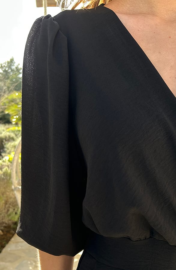 Dubai Jumpsuit V-Hals Elsa Zwart – shoparchief — foto 5
