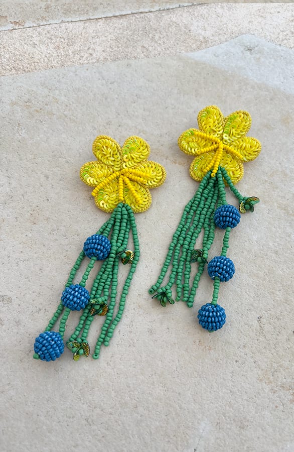 Handmade Flower Earrings – shoparchief