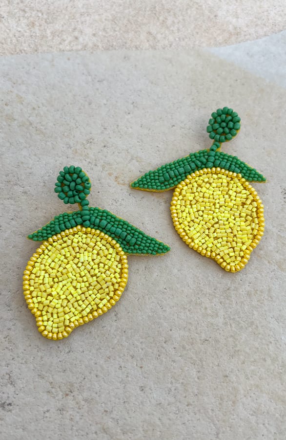 Handmade Lemon Earrings – shoparchief